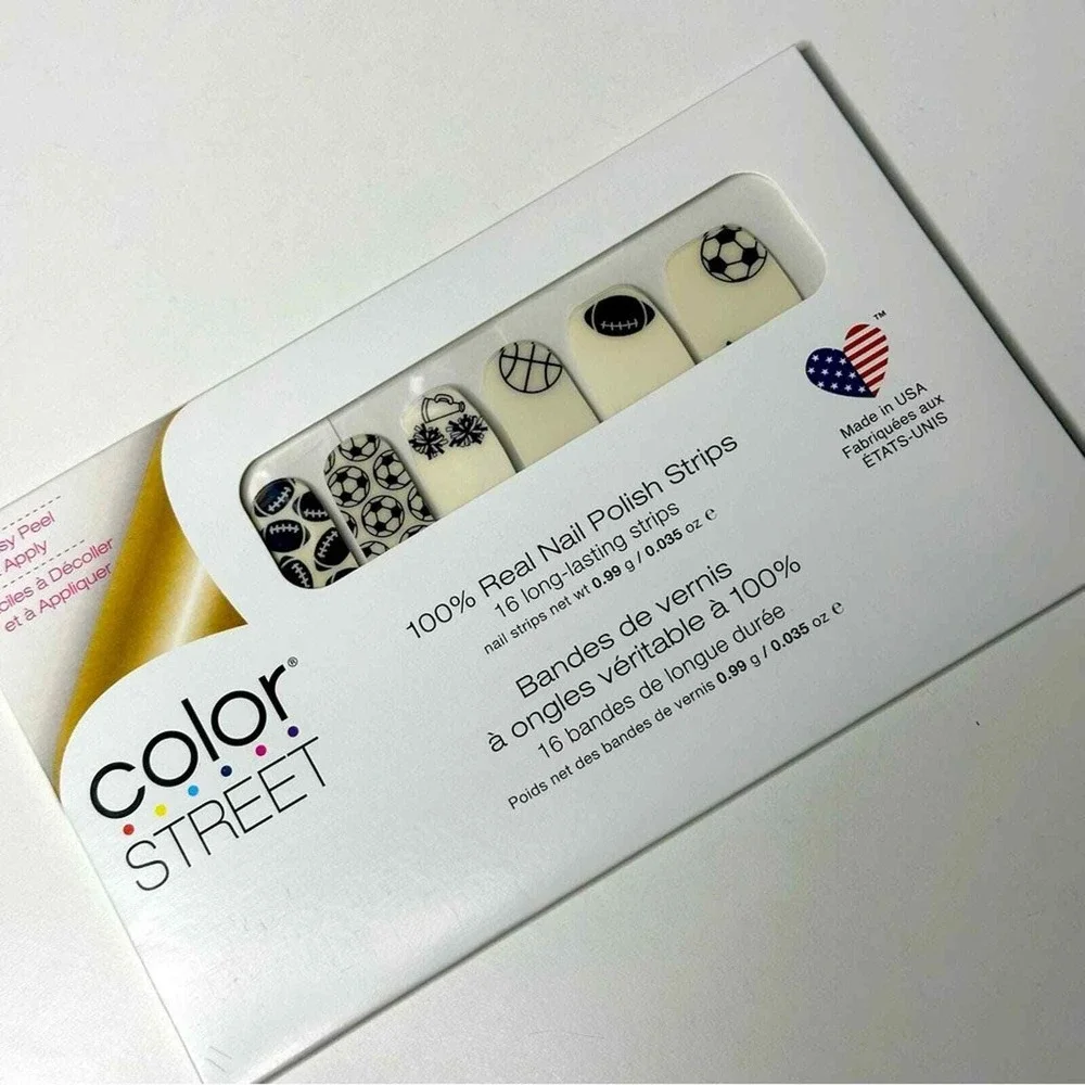 Color Street Dream Team Press On Nails Sports Football Cheerleading Soccer